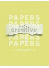 Füzet, tűzött, A5, vonalas, 48 lap, SHKOLYARYK "Notes Creative", vegyes