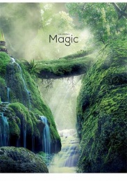 Füzet, tűzött, A4, kockás, 80 lap, SHKOLYARYK "Colorful Magic", vegyes
